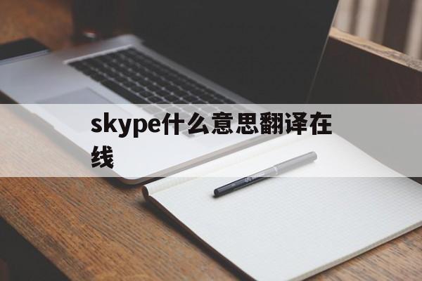 skype什么意思翻译在线,skype翻译成中文是什么意思