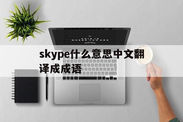 skype什么意思中文翻译成成语的简单介绍