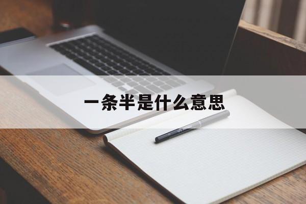 一条半是什么意思:一半是什么意思怎么解释